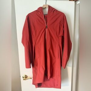 Lululemon Athletica Red Trench Coat